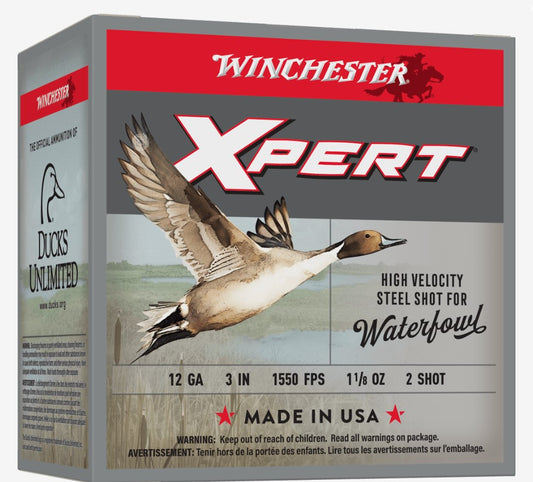 Winchester 12 GA 3 1550fps 1 1/8oz #2 (Steel) (WEX1232)
