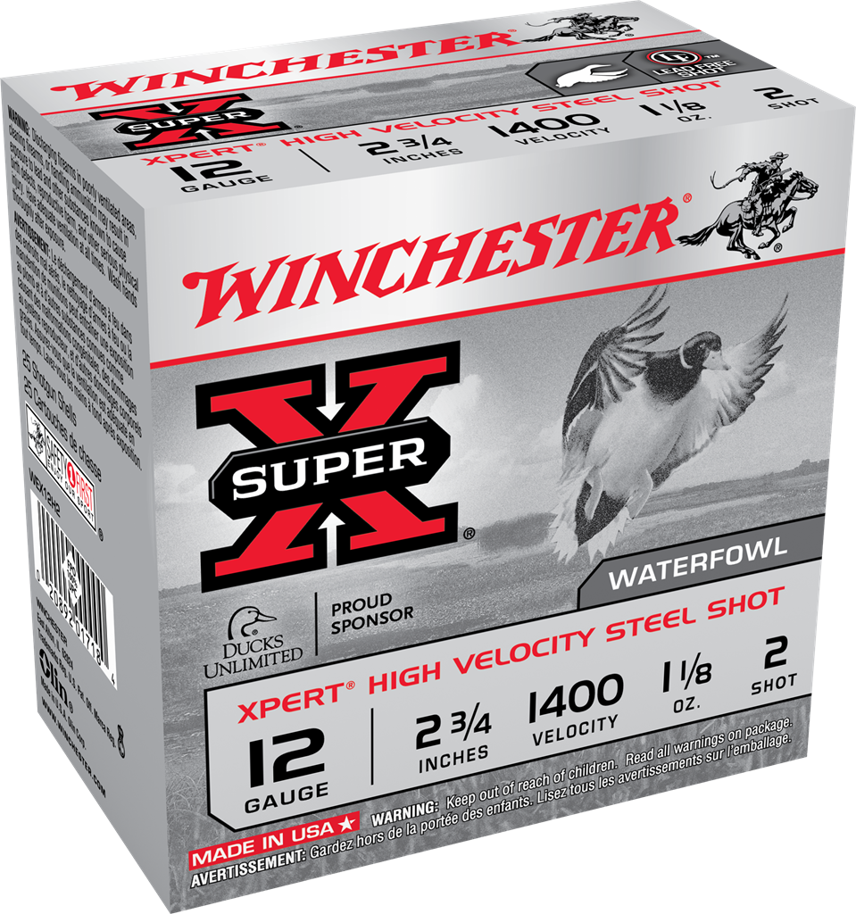 Winchester Super X 12 GA 2 3/4" 1 1/8oz #2 Shot 25ct (WEX12H2)