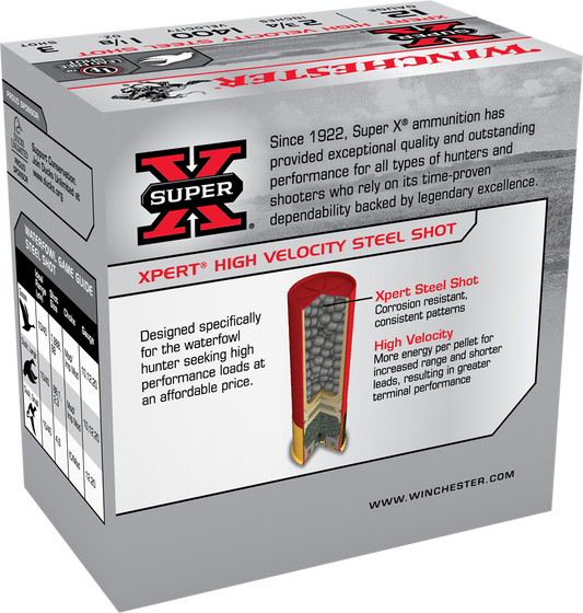 Winchester Super-X Xpert High Velocity 12ga 2 3/4" #3 Shot (WEX12H3)