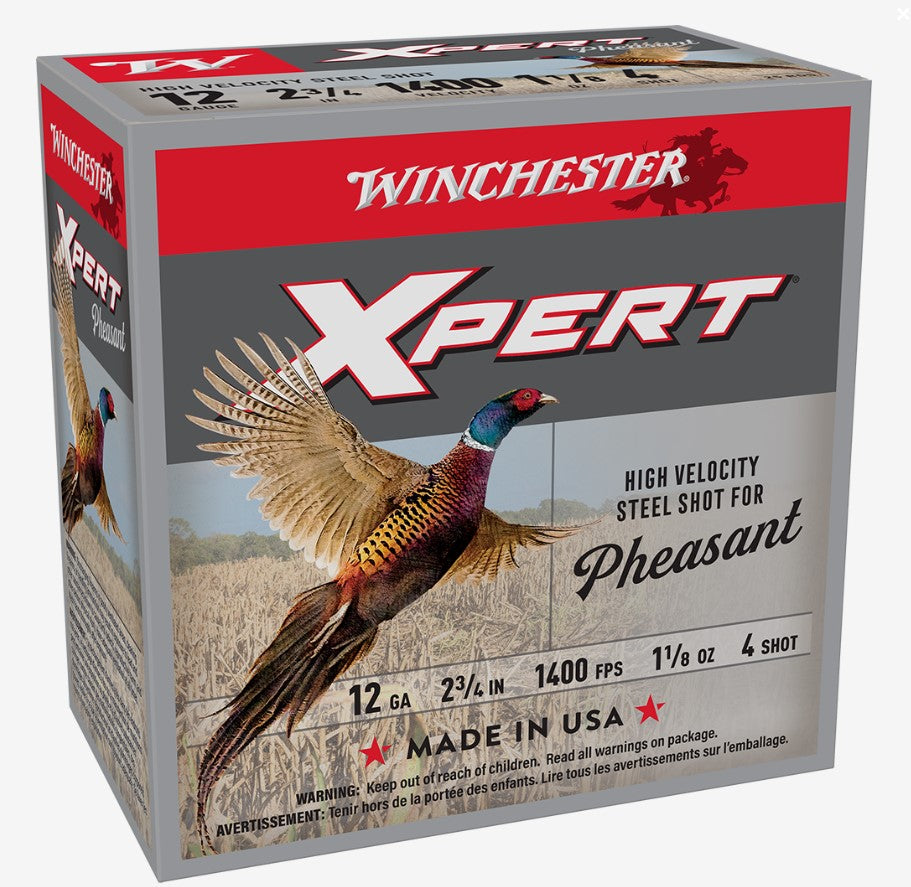 Winchester 12 GA 2 23/4 1400fps 1 1 1/8ox #4 (WEXP12H4)
