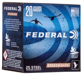 Federal Speed Shok 20 GA 2 3/4 1425fps 3/4oz #7 (Steel) (WF2087)