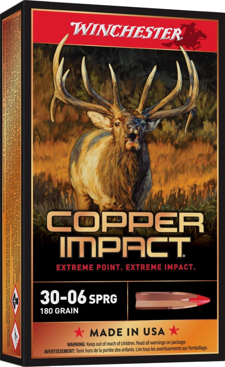 Winchester Copper Lead Free 30-06 180Gr LF (X3006CLF2)