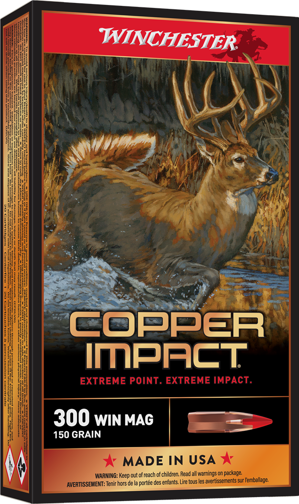 Winchester 300 WIN MAG COPPER IMPACT 150 GR LEAD FREE (X300CLF)