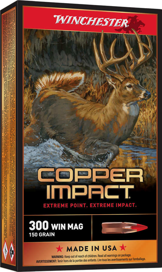 Winchester 300 WIN MAG COPPER IMPACT 150 GR LEAD FREE (X300CLF)