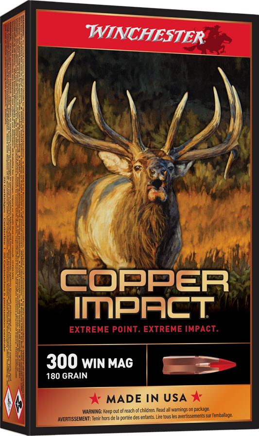Winchester Copper Impact .300 Win Mag 180 gr Extreme Point Ammo (X300CLF2)