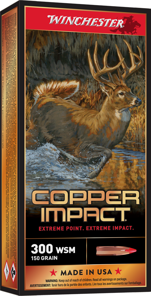 Winchester Deer Season XP Copper Impact .300 Winchester Short Magnum 150 Grain Copper Extreme Point (X300SCLF)