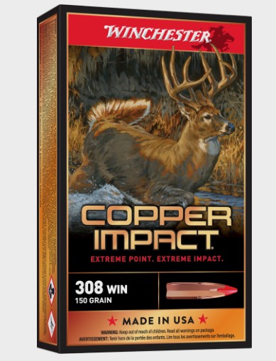 Winchester Copper Impact 308 Win 150gr LF (X308CLF)